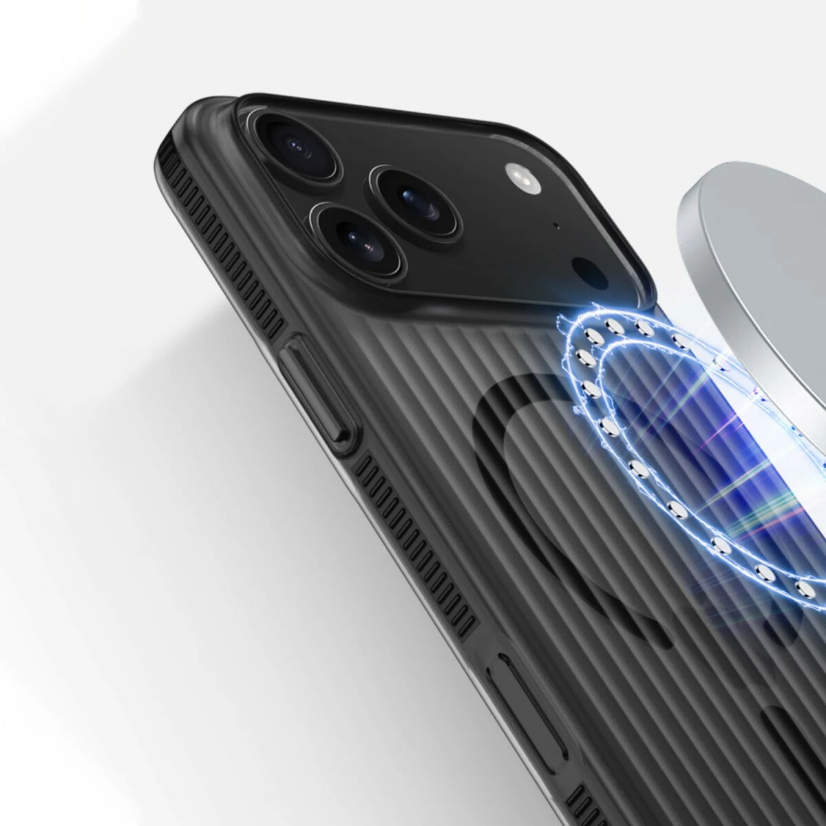Ovitek za telefon Aero 4smarts za iPhone 17 Pro Max, MagSafe, črn