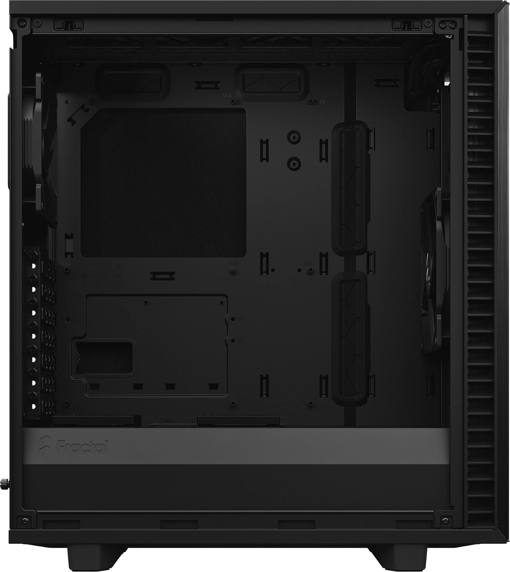 Kompakt ohišje Fractal Design Define 7 Compact, Midi Tower, ATX, micro ATX, Micro-ITX, črno
