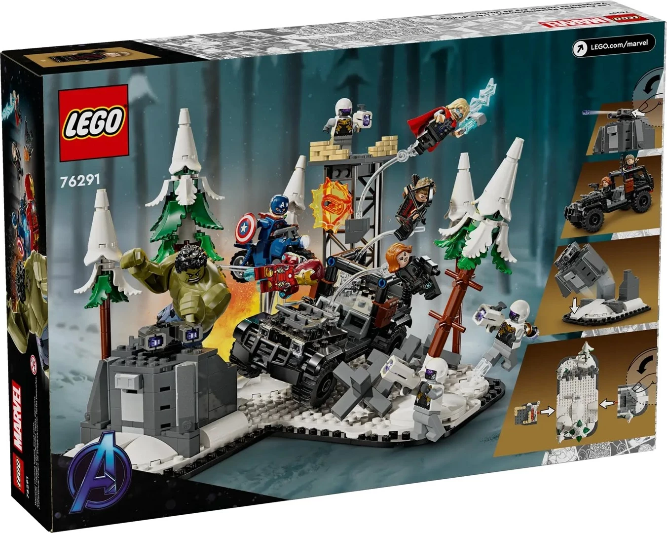 Set za gradnjo LEGO Marvel The Avengers Assemble: Age of Ultron, 76291