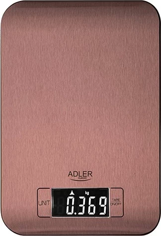 Kuhinjska elektronska tehtnica, 5 kg, bakrena Adler AD 3183c