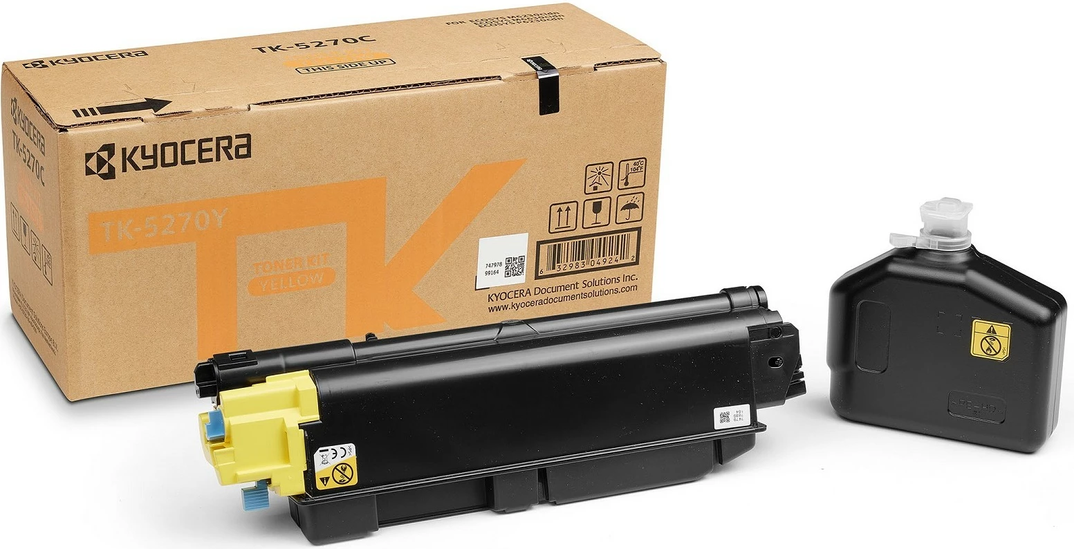 Toner Kyocera TK-5270Y, 6000 strani, rumena