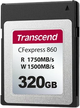 Kartica pomnilnika Transcend CFexpress 860 320GB, 1750MB/s, črna