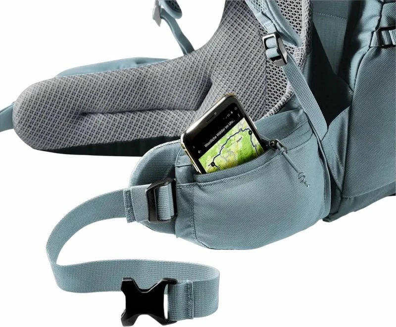 Enostaven pohodna nahrbtnik, Deuter Futura 27, 27 L, grafit