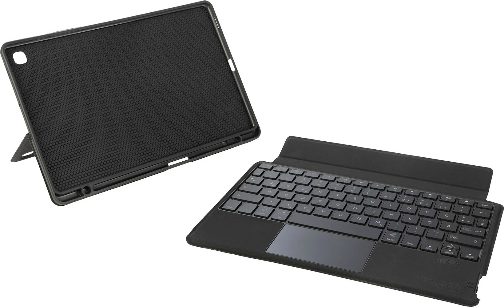 Ovitek z tipkovnico in sledilno ploščico Tucano za Samsung Galaxy Tab S6 Lite, QWERTZ, črn