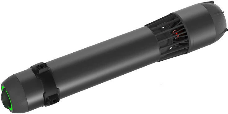 Nadzirni podvodni skuter, Waydoo 5010000105, 56 min, 1,4 m/s, črn