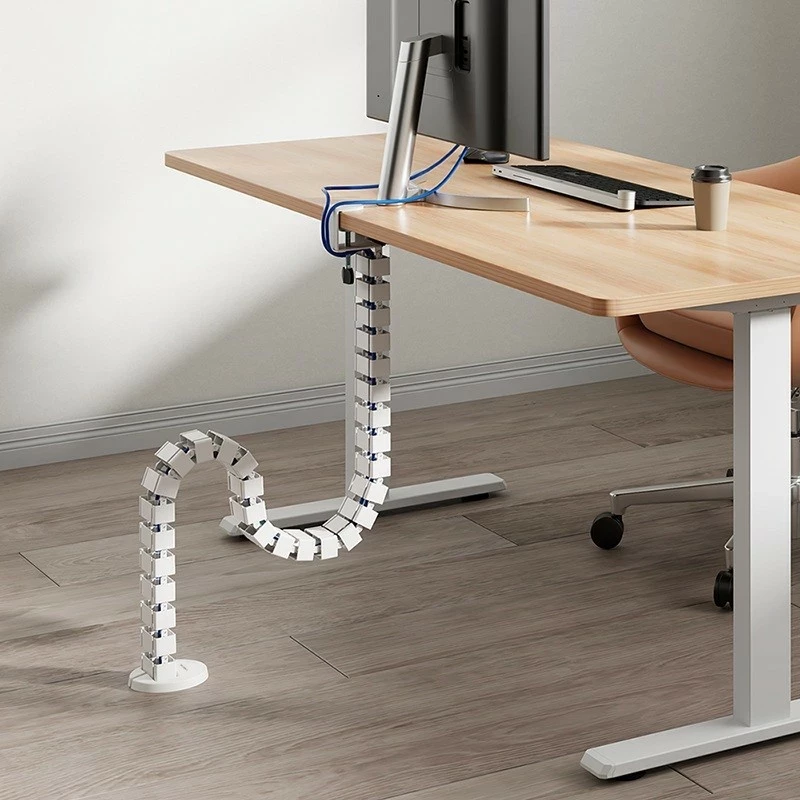 Organizator kablov LogiLink KAB0093, raven, ABS, bel