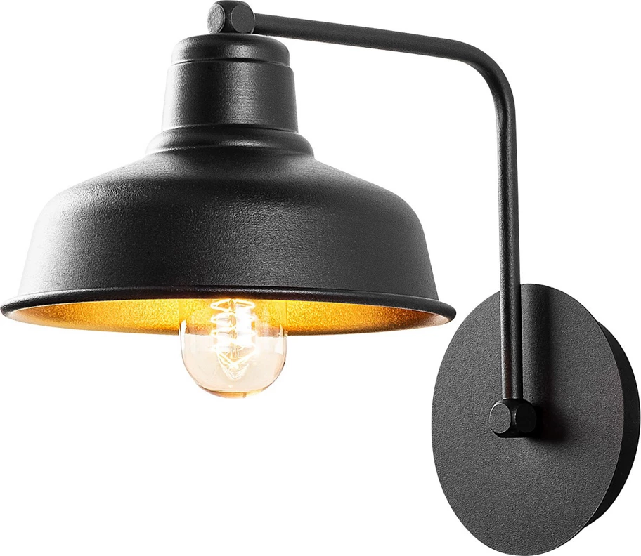 Stenska svetilka Berceste, Opviq 181BLACK-A, črna
