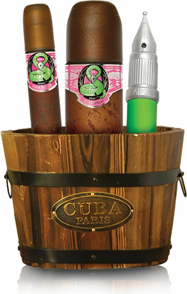 Set Eau de Parfum za ženske Jungle Snake, Cuba Original, 100 ml + 35 ml + 20 ml