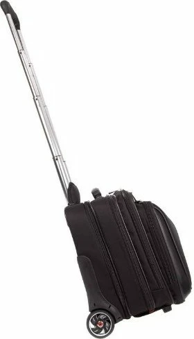 Poslovni komplet 2-delni, voziček 17-palcev z torbo za prenosnik 15,4-palca, Wenger Patriot, črn