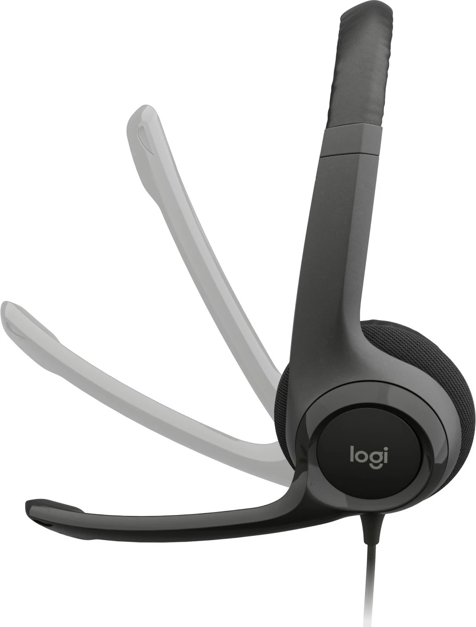 Logitech H390 slušalke, črne
