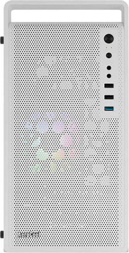 Ohišje Aerocool PGS CS-109-G-WT-v1 FRGB, belo