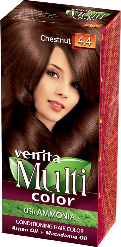 Barva za lase Venita MultiColor 4.4 Kostanjevo rjava 100 ml