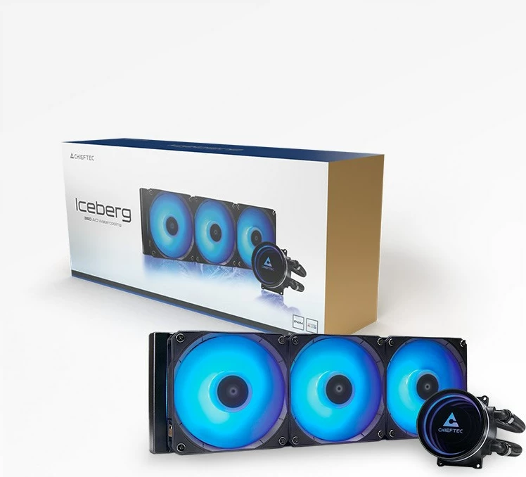 Vodeno hlajenje za računalnik 360 RGB Chieftec ICEBERG, CLC-360-RGB