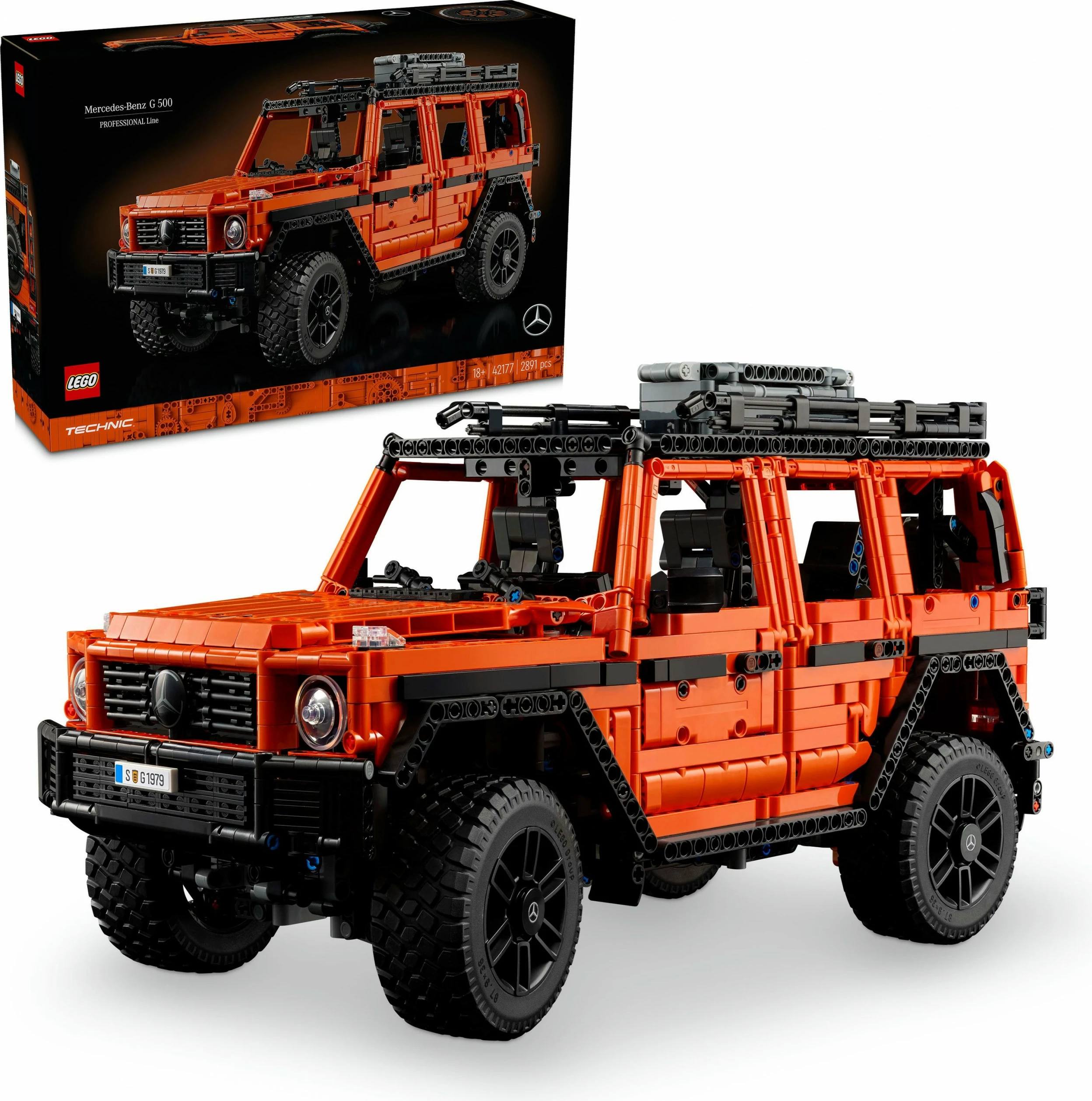 Komplet za sestavljanje Mercedes-Benz G 500, 2891 delov, večbarven - LEGO