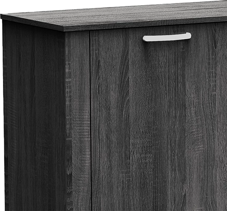 Bufet Kinley, siva-wenge, 210x40x82 cm