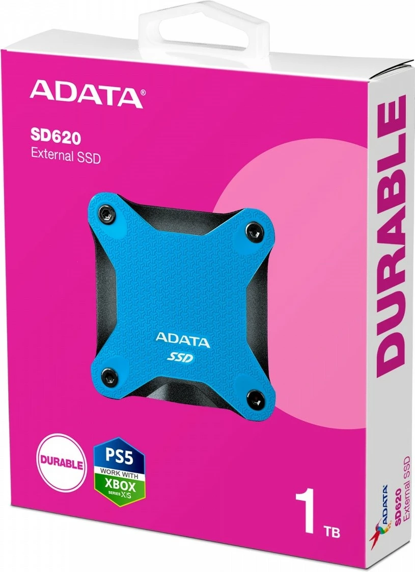 Zunanji SSD 1TB USB 3.2 Adata SD620, modra
