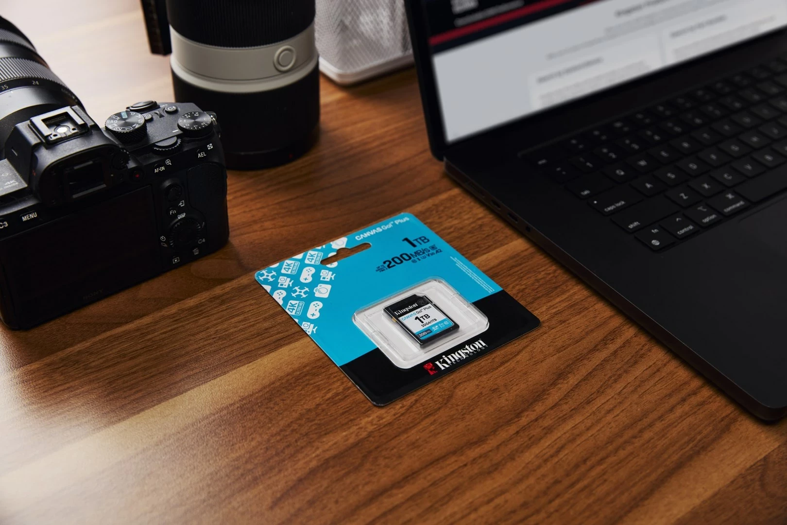 Kartica pomnilnika 1TB SDXC, 200MB/s, črna — Kingston Canvas Go! Plus