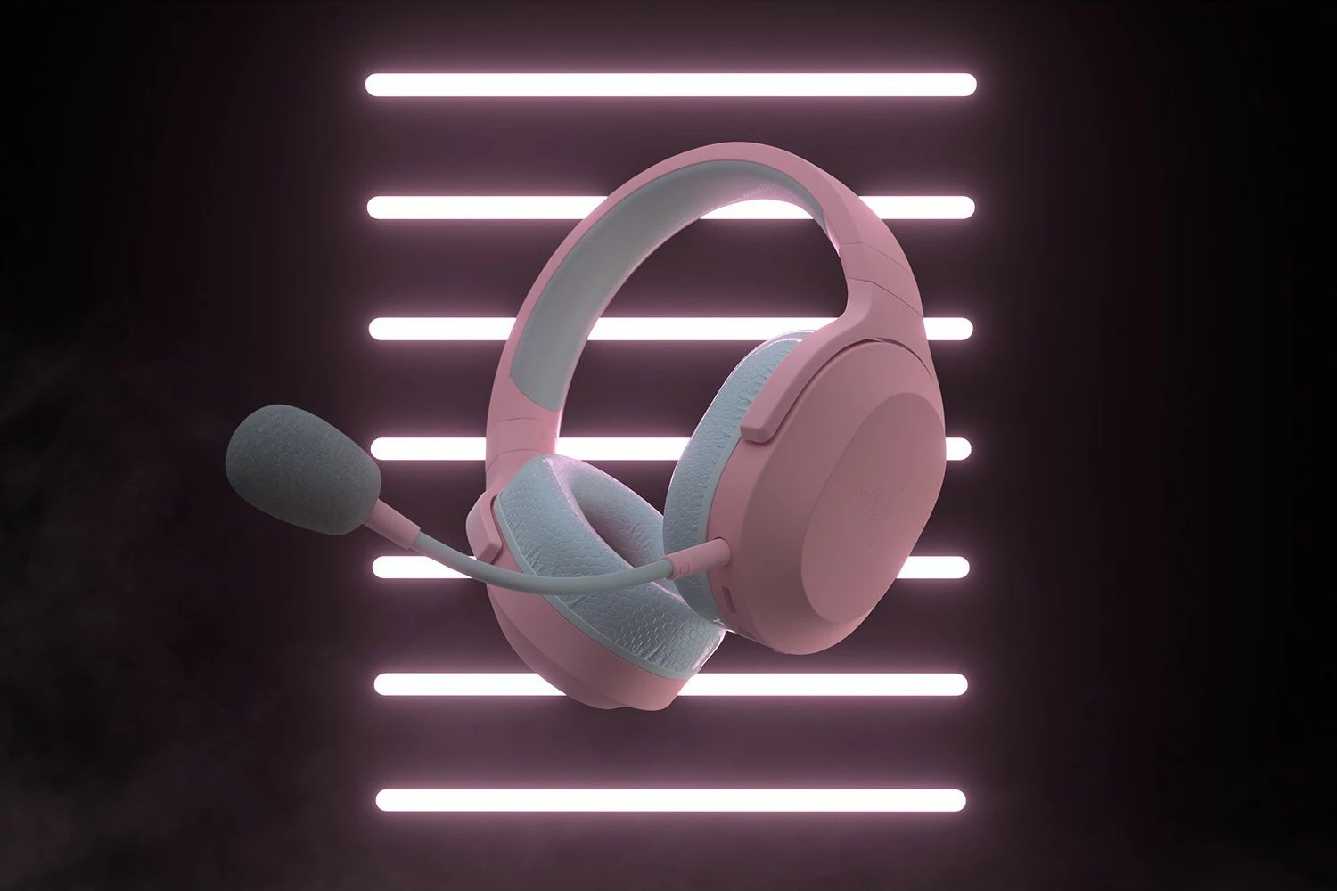 Gaming slušalke z odstranljivim mikrofonom, Razer Barracuda X, brezžične/USB Type-C, roza
