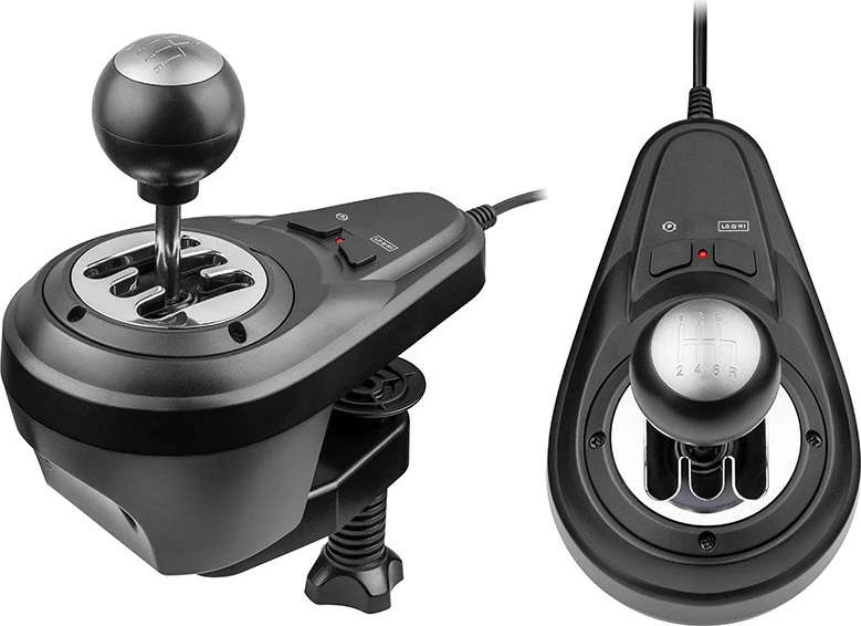 Gaming volan z ročnim menjalnikom in pedali 6v1, Tracer SimRacer Manual Gearbox, za Računalnik/PS4/PS3/Xone/X360/Switch, črn