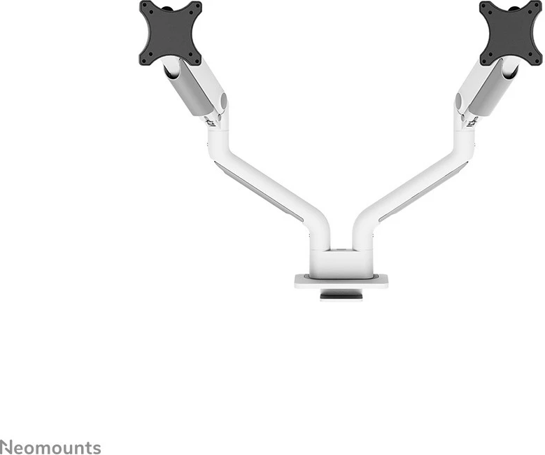 Namizni nosilec za dva monitorja, Neomounts DS70S-950WH2, Clamp/Grommet, 18 kg, 43,2 cm (17"), 88,9 cm (35"), 100 x 100 mm, bel