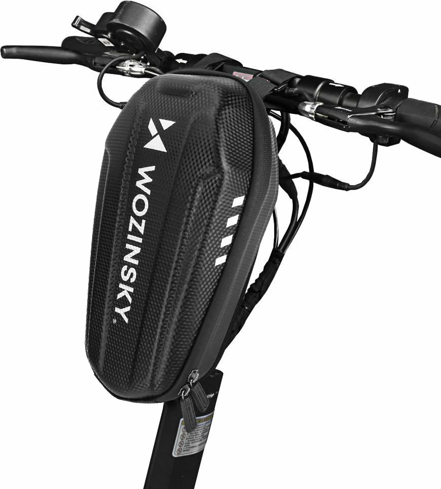 Torba za krmilo za skiro Wozinsky WSB4BK, 3L, EVA, črna