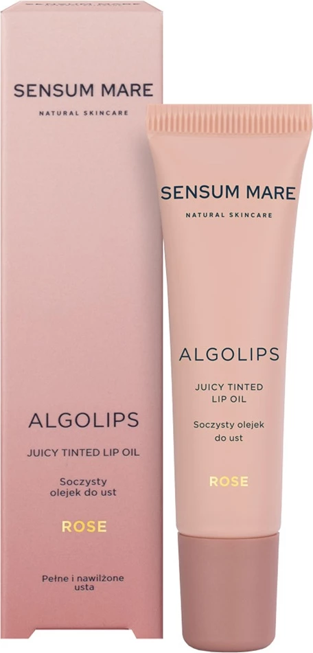Olje za ustnice Sensum Mare Algolips Juicy Lip Oil Rose 10 ml