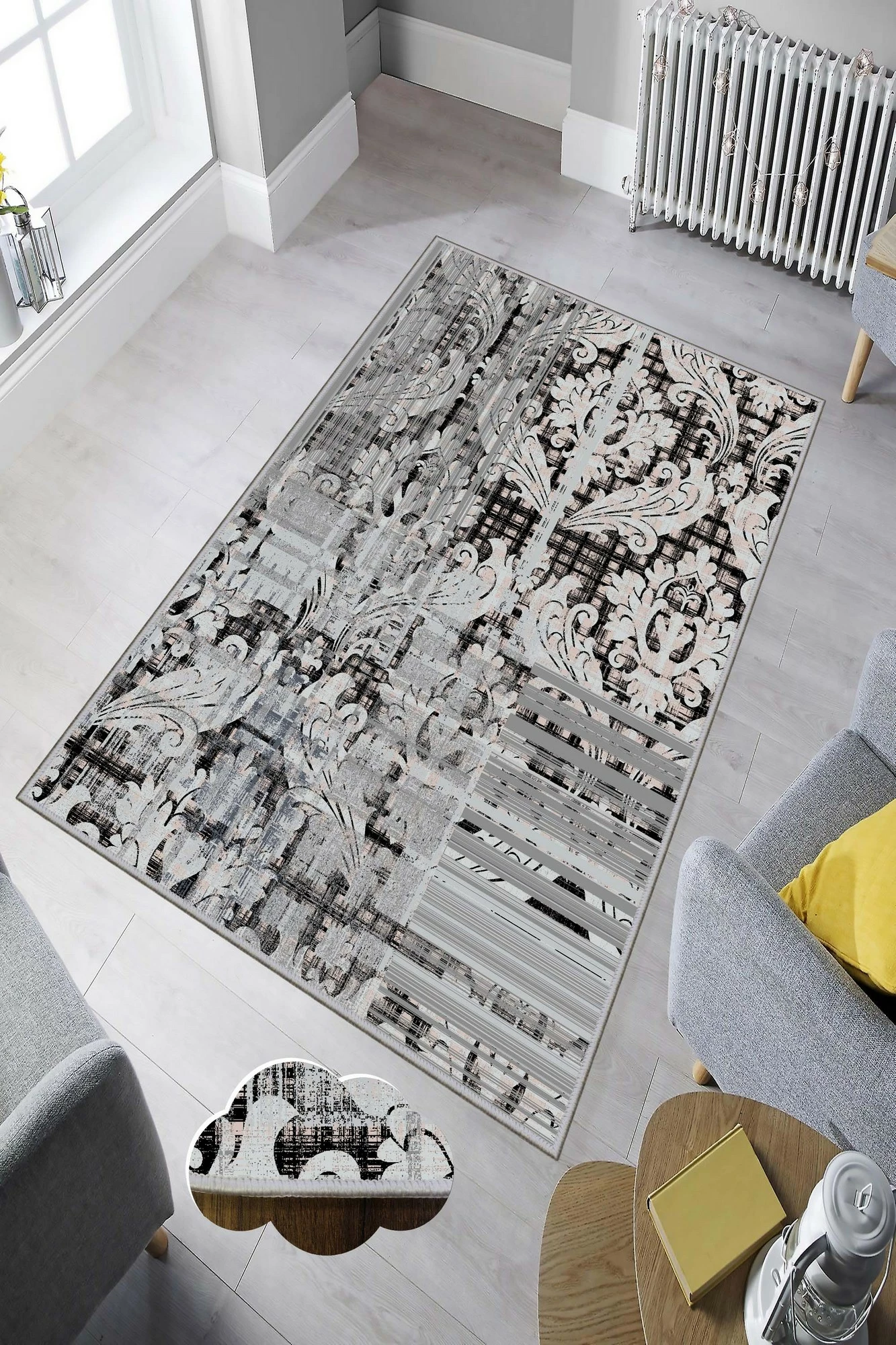Preproga za hodnik, večbarvna, Conceptum Hypnose Hmnt141, 80 x 150 cm
