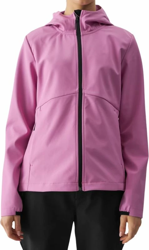Softshell jakna za ženske 4F, rožnata