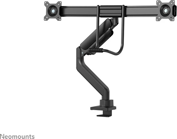 Nagibno stojalo za dva monitorja Neomounts DS75-450BL2, objemka/gnom, 8 kg, 17"-32", 100 x 100 mm, črno