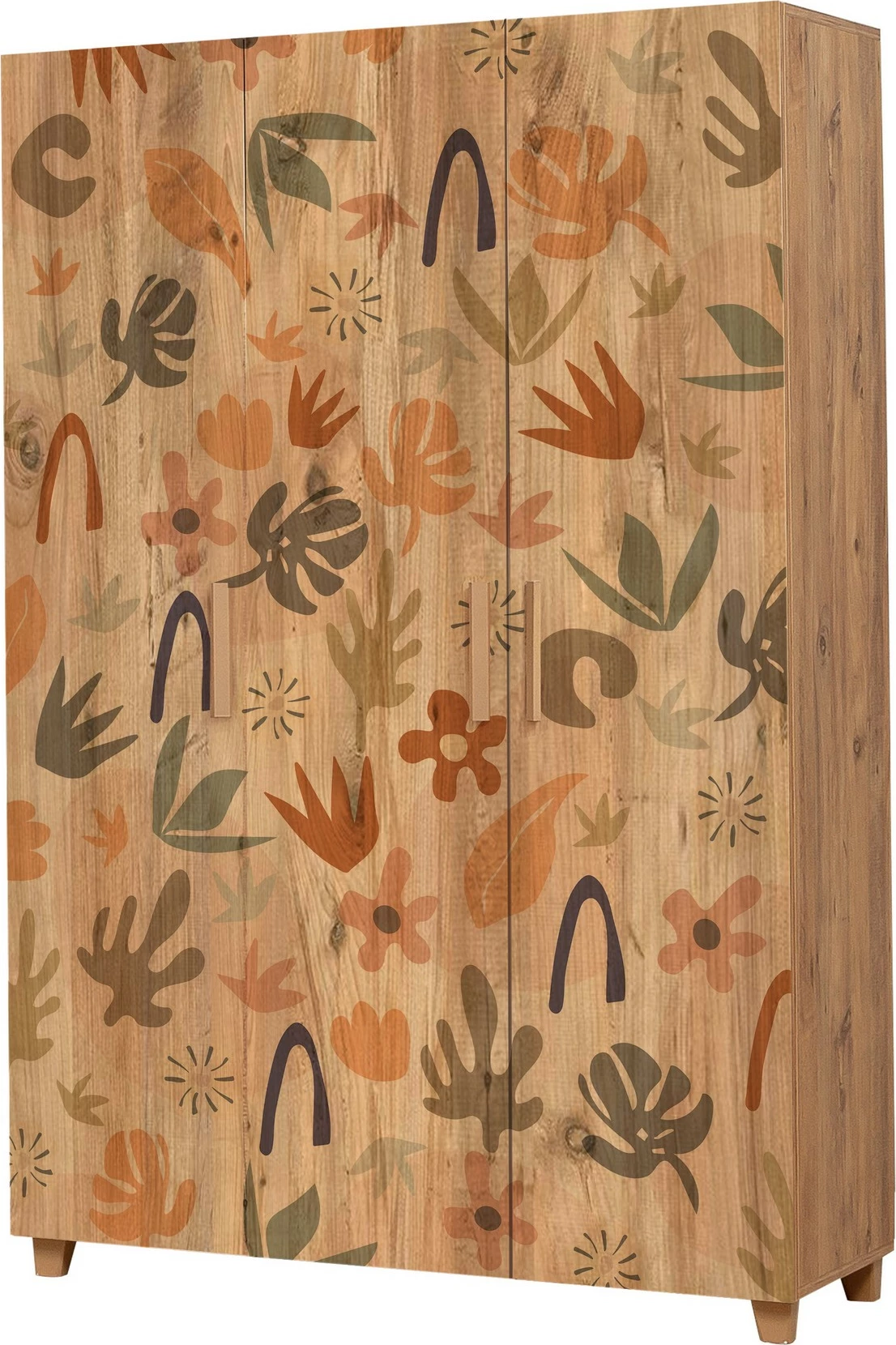 Omara Leva Hedera Leaf, Hanah Home, barva Atlantic Pine