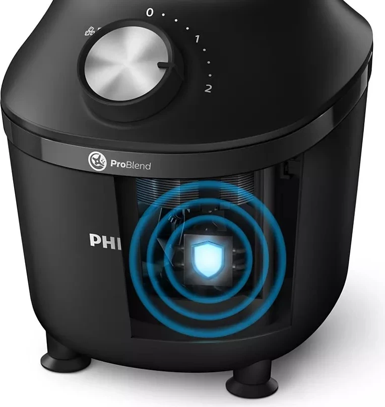 Mešalnik ProBlend Crush Tech Philips 3000 series HR2291/01, 600 W, 2 L, črn