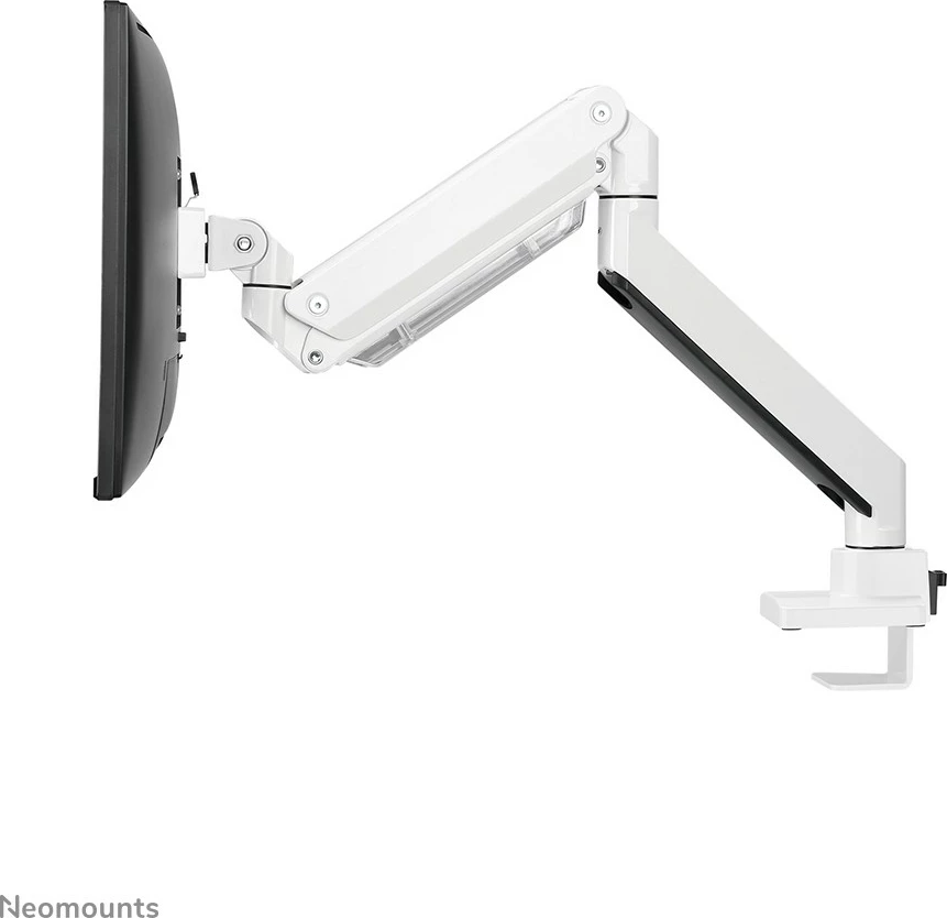 Krojni nosilec za monitor za mizo Neomounts NM-D775WHITEPLUS, objemka/oplevinka, 18 kg, 10"-49", 100 x 100 mm, bel