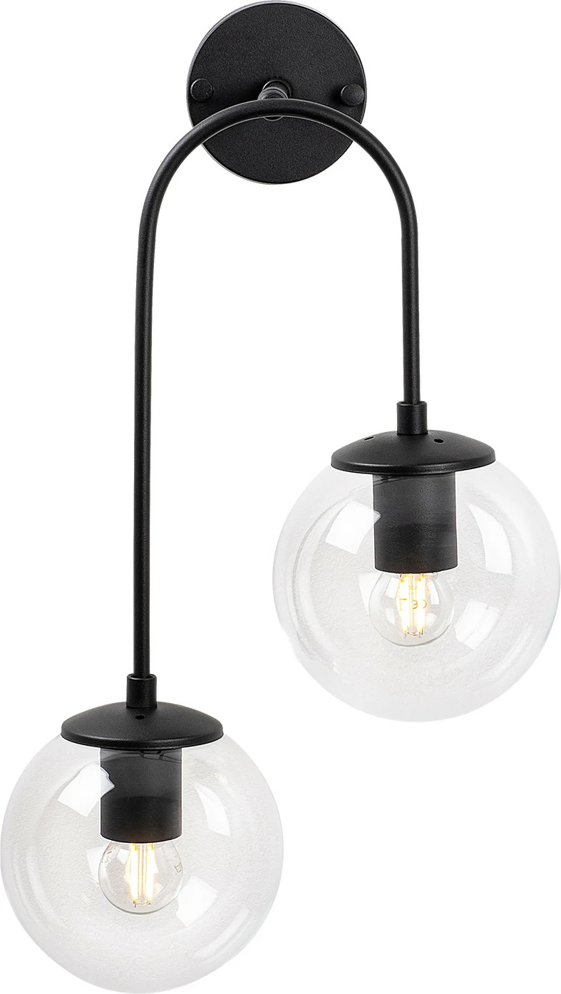 Stenska svetilka Jewel Opviq 10570, črna
