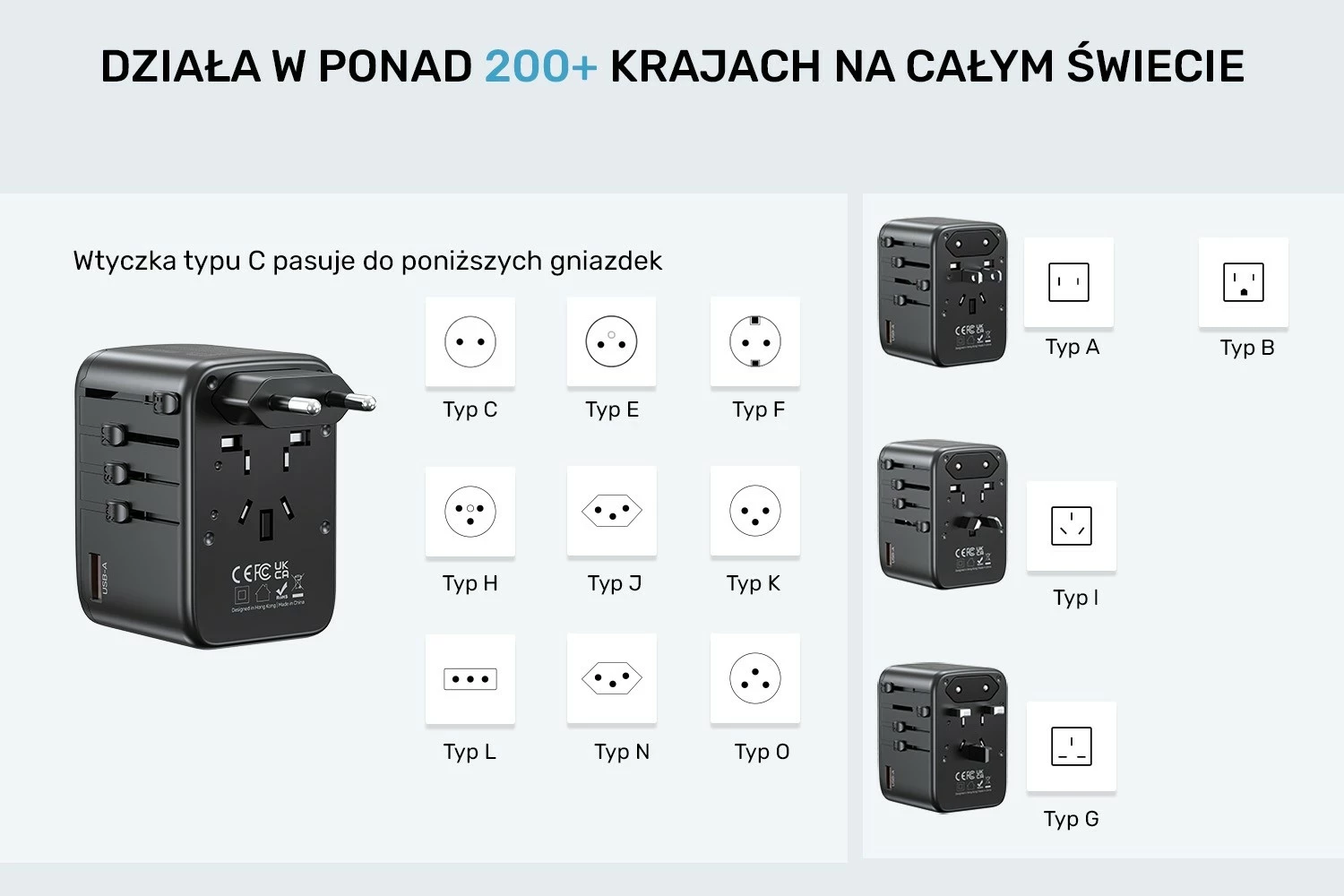 Potovalni polnilnik 65 W Unitek