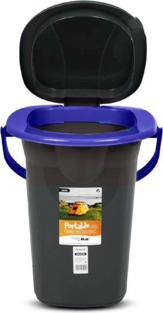 Prenosni stranišče GreenBlue GB320BB, črno/modro