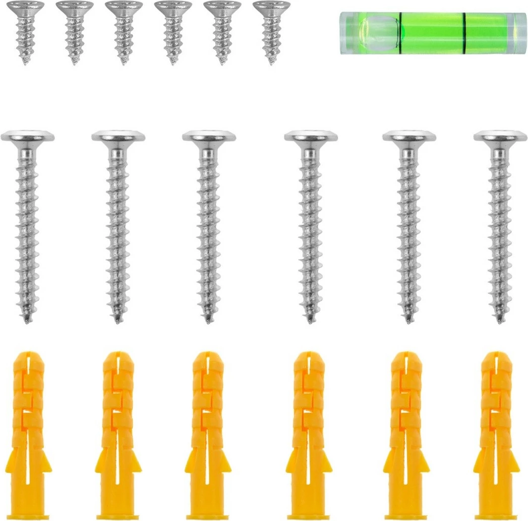 Zložljiva stenska polica, 100 x 20 cm, nosilnost 50 kg, les/bela, Maclean MC-129 WD