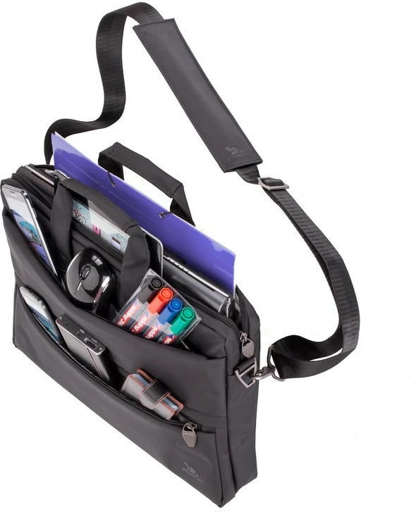 Torba za prenosnik RIVACASE Tiergarten 8630, 15,6" , črna