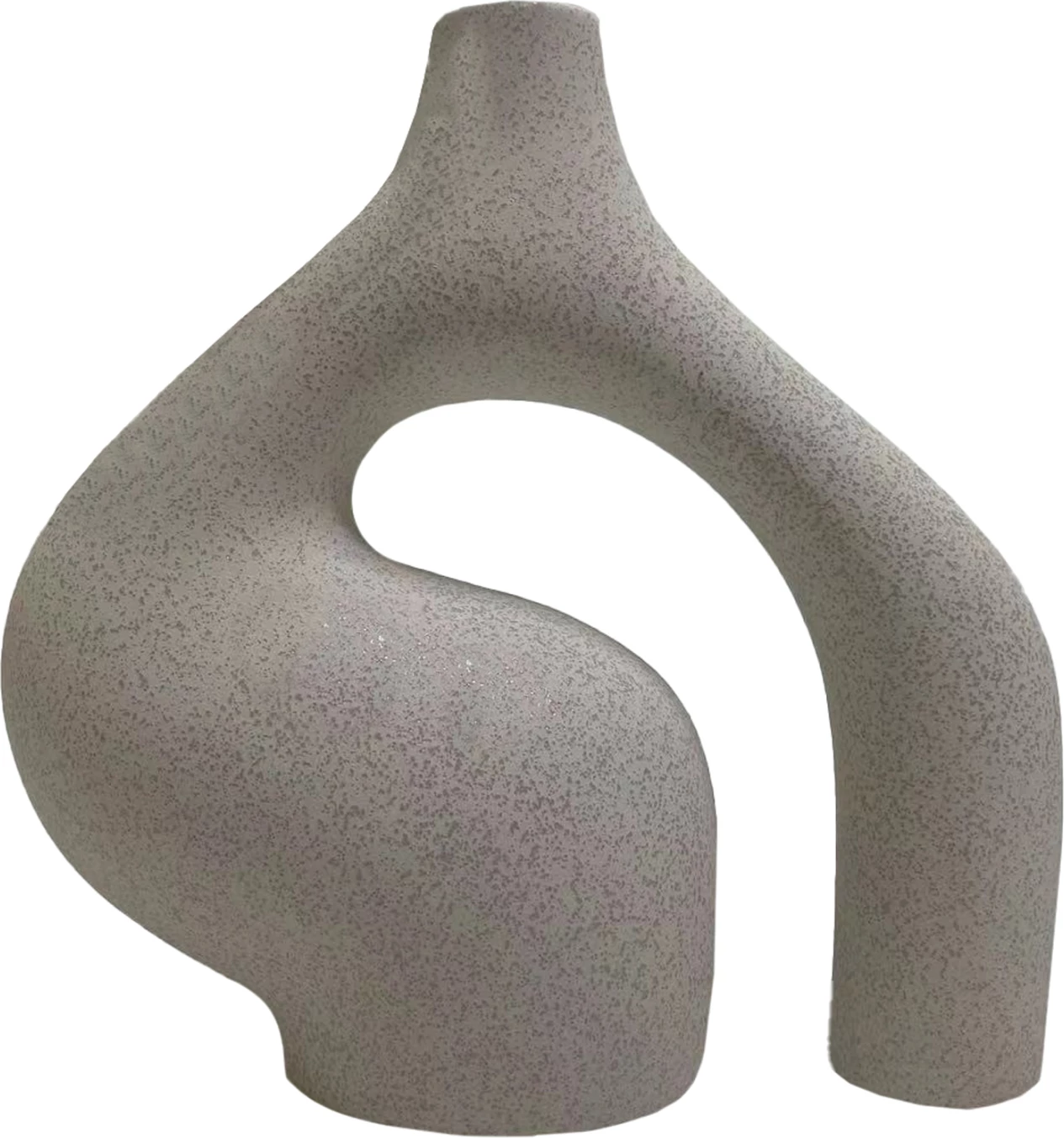 Keramična miza dekor ISIL FH4597.01 v beli barvi s kristalizacijo 29.5x11x29Hcm