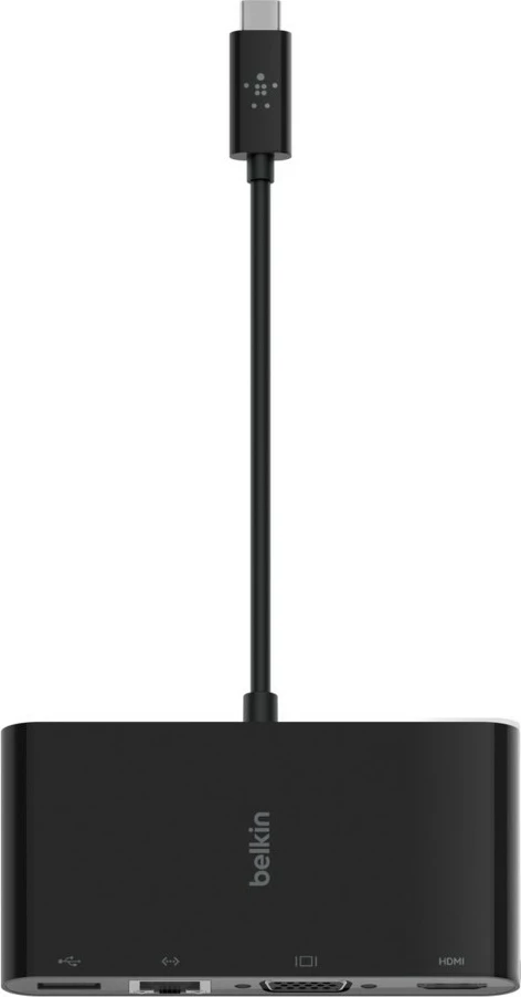 Adapter USB-C 3.2 Gen 1 Belkin AVC005BTBK, črn
