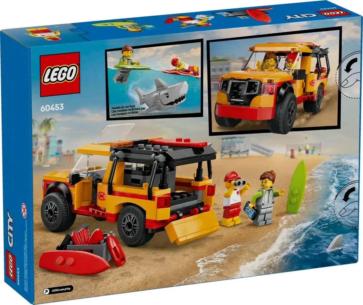 Kamion za reševanje na plaži LEGO City 60453, 2 minifigi