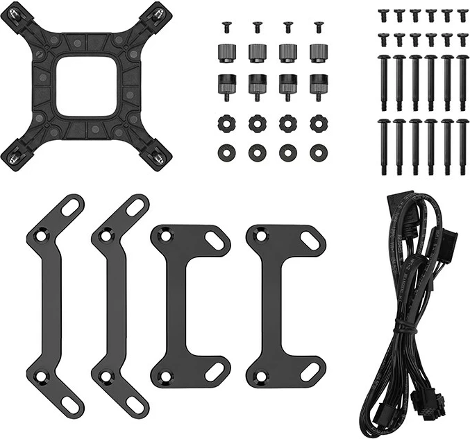 Hladilnik z vodnim hlajenjem za procesor DEEPCOOL LT360, 12 cm, črn