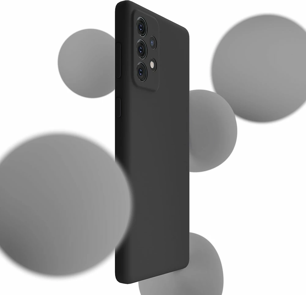 Silikonska zaščita za Samsung Galaxy A53 5G 3mk, črna