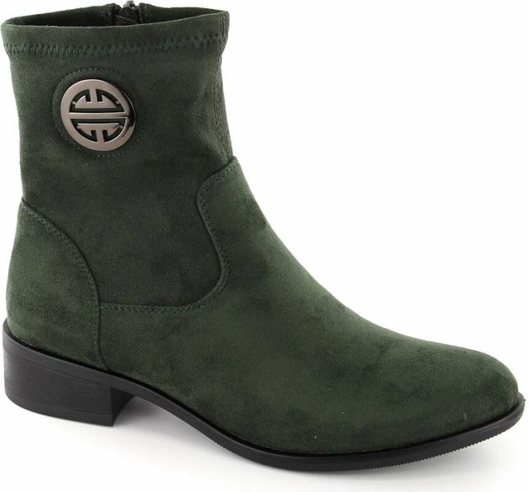 Kratke čizme za ženske Jezzi, zelene