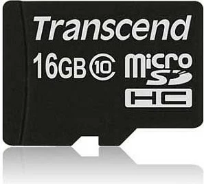 Kartica pomnilnika Transcend microSDHC 16 GB, Class 10, črna
