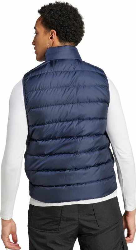 Jopica iz lahkega puha adidas Essentials 3-Stripes za moške, modra