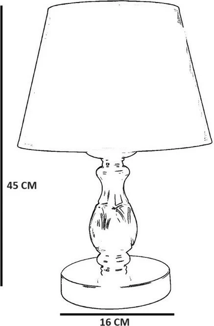 Namizna svetilka, kovinsko ohišje, tekstilni senčnik, črna/tamno siva, Opviq 8844-1