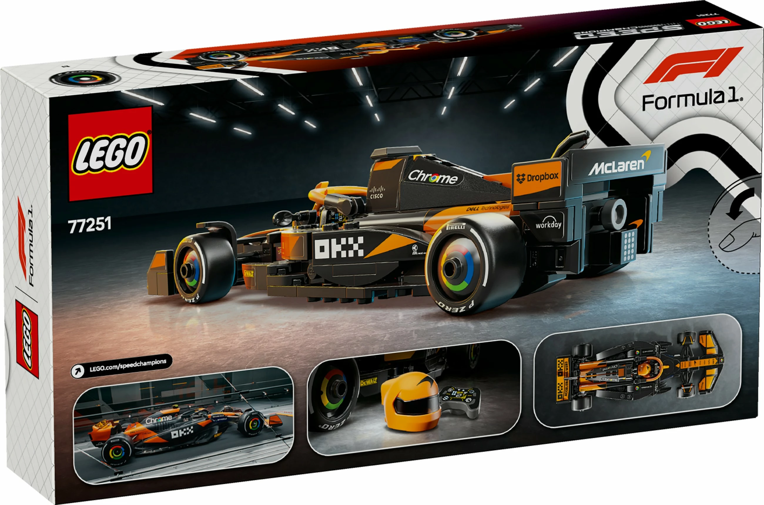 Set gradnje McLaren F1® Team MCL38, 269 kosov, večbarven