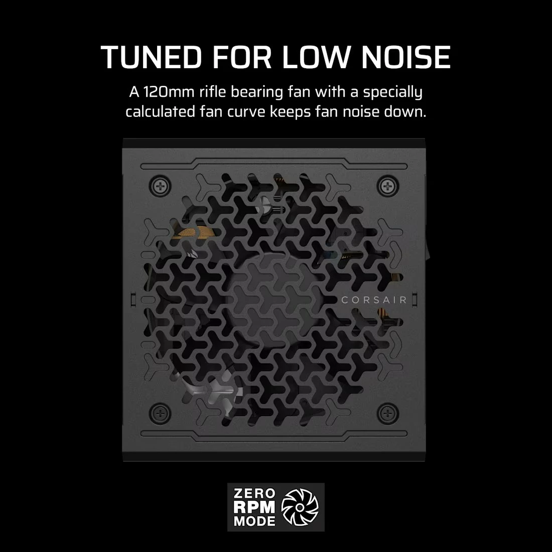 Napajalnik Corsair RM1000e, 1000 W, popolnoma modularen, ATX 3.1, 80 PLUS Gold, črn