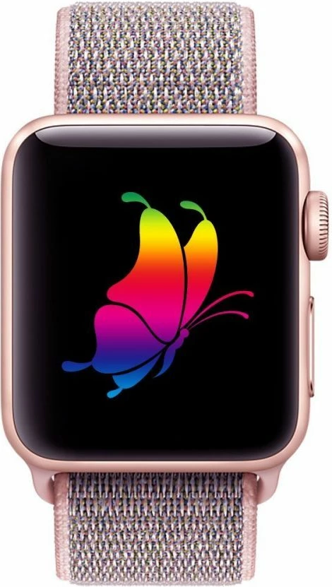 Najlonski pašček za Apple Watch, Tech-Protect, 38/40/41 mm, rožnat