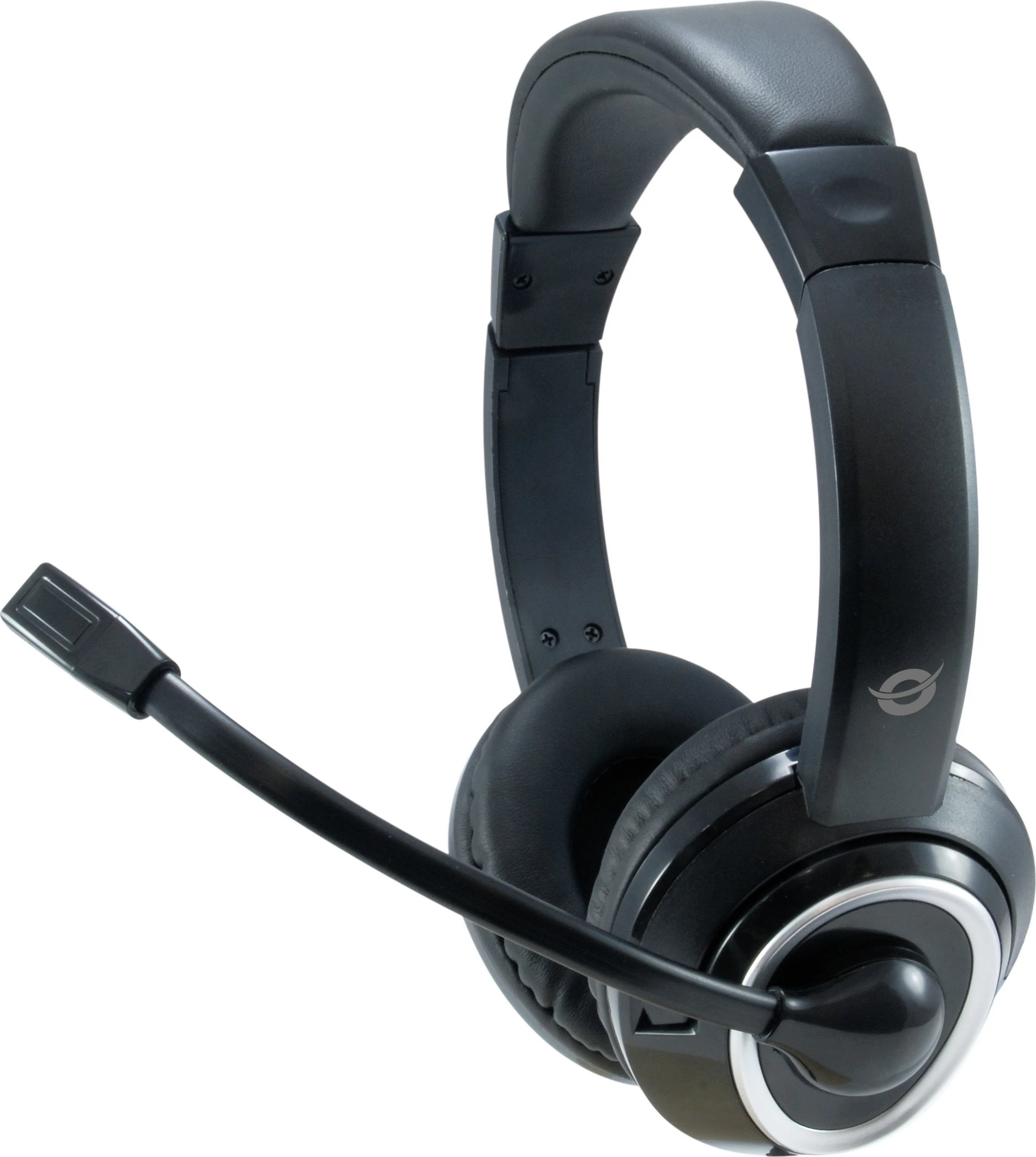 Slušalke Conceptronic USB, mikrofon boom, 2 m, črne